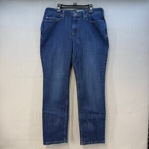 Carhartt Jean Women's 8 Short Blue Rugged Flex Relaxed Fit NWT